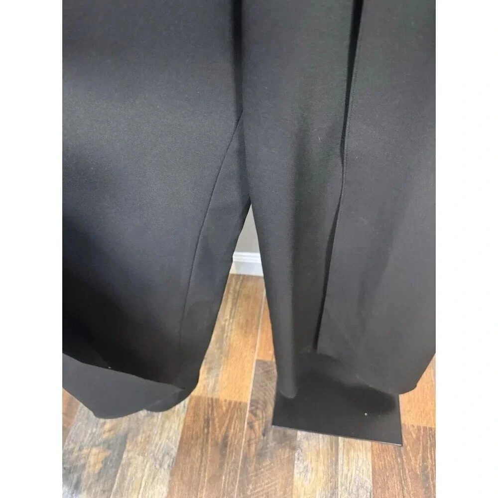 Alexia Admor Womens Black  Wide Leg Jumpsuit Size 10 - Picture 5 of 9